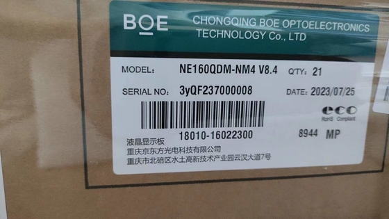 خرید پانل LCD دسکتاپ 16 اینچی BOE NE160QDM-NM4 2560*1600 پیکسل 188ppi 1250CD/M2 3.3V پانل LCD بیرونی درخشان بالا online manufacture