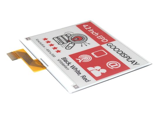 قیمت خوب صفحه نمایش جوهر الکترونیکی 4.2 اینچی 3 رنگ با تازه‌سازی سریع 10 ثانیه‌ای و به‌روزرسانی جزئی برای برچسب‌های قفسه الکترونیکی آنلاین