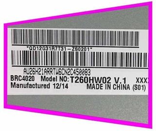 خرید T260HW02 V1 صفحه نمایش LCD صنعتی 26 اینچ اندازه 1920 * 1080 پیکسل رزولوشن online manufacture