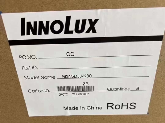 مانیتور دسکتاپ Innolux 31.5inch M315DJJ-K30 لپ تاپ صفحه نمایش LCD 3840x2160 پیکسل 139PPI 51PIN 12V ولتاژ