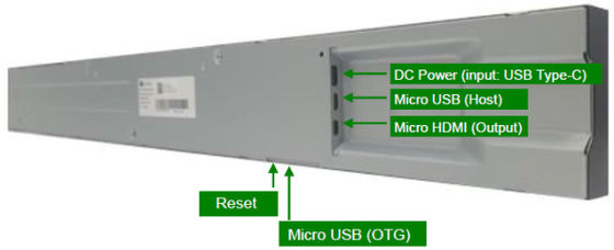 قیمت خوب ال جی نوار کششی صفحه نمایش ال سی دی سیگنال دیجیتال 23.1 اینچ LD230EKS-FPN1 1920 * 158 پیکسل آنلاین