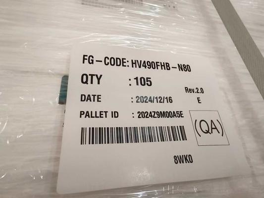 BOE صفحه نمایش LCD 49 اینچی صفحه نمایش LCD تلویزیون دیجیتال صفحه LCD HV490FHB-N80 51pin صفحه نمایش گسترده وضوح بالا 1920 * 1080 پیکسل