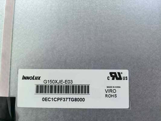 قیمت خوب پنل نمایشگر LCD صنعتی 15 اینچی Innolux G150XJE-E03 با رزولوشن 1024*768 پیکسل، روشنایی 450 سی‌دی بر متر مربع و عمر کاری 70 هزار ساعت آنلاین