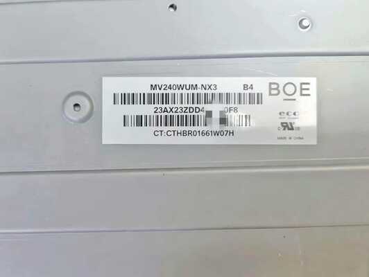 ماژول LCD دسکتاپ 24 اینچی BOE با 1920 × 1200 رزولوشن 350 cd / m2 روشنایی و کانکتور 30 پین