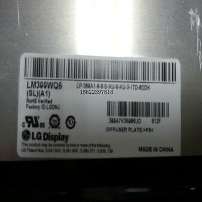 قیمت خوب LM300WQ6 SLA1 صفحه تلویزیون LCD 30 اینچی با پوشش سخت و روشنایی 350CD برای صفحه نمایش با کیفیت بالا آنلاین