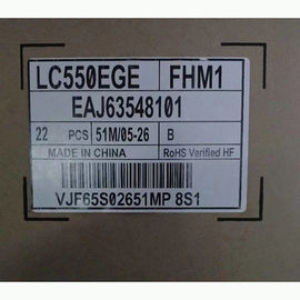 LC550EGE FHM1 مانیتور صفحه مسطح بزرگ، 16.7M رنگ صفحه LED انعطاف پذیر