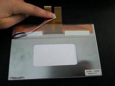 قیمت خوب PM070WX5 7 صفحه نمایش لمسی، دو صفحه نمایش 30 پین ماشین LCD با پخش کننده دی وی دی آنلاین