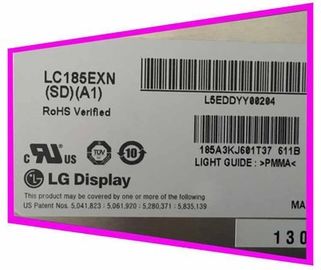 LG 18.5 اینچ صفحه تلویزیون LCD LC185EXN-SCA1 30 پین 16.7M رنگ 300cd / m2 روشنایی
