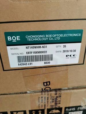 قیمت خوب BOE ماژول LCD 14 اینچی PC با وضوح 1366x768 30 Pin Connector و 220 cd / m2 روشنایی آنلاین