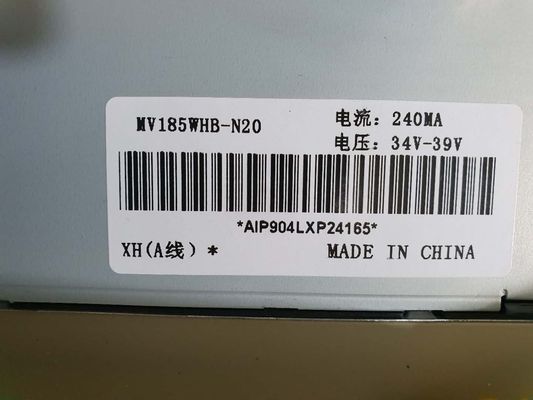 پنل نمایشگر LCD BOE 18.5 اینچی با رزولوشن 1366x768 پیکسل و کانکتور 30 پین ماژول TFT-LCD