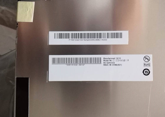 قیمت خوب صفحه نمایش ال‌سی‌دی صنعتی AUO ۱۳.۳ اینچی با رزولوشن ۱۹۲۰x۱۰۸۰، روشنایی ۴۰۰ سی‌دی بر متر مربع و رابط IPS ۳۰ پین آنلاین