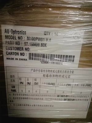 قیمت خوب ماژول LCD 19 اینچی AUO با وضوح 1440 × 900 250 cd / m2 روشنایی و کانکتور 30 پین برای مانیتور رومیزی آنلاین