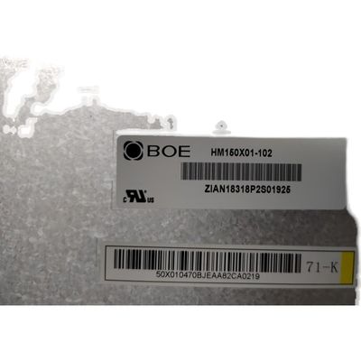 قیمت خوب پانل LCD صنعتی 15 اینچ BOE HM150X01-102 با وضوح 1024 × 768 350 cd / m2 روشنایی و 85 PPI آنلاین